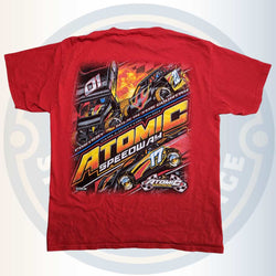 Atomic Speedway Racing T-Shirt Youth XL Adult M