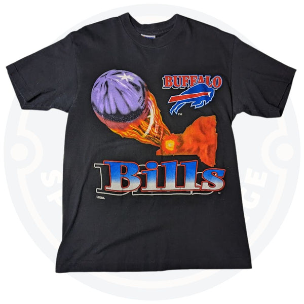 Buffalo Bills Trench T-Shirt (M) - Maxi's Sports Vintage