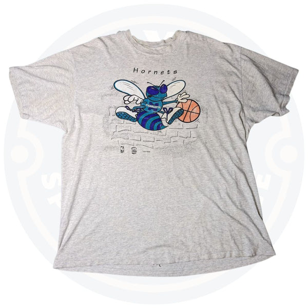 Charlotte Hornets Hanes T-Shirt (2XL) - Maxi's Sports Vintage