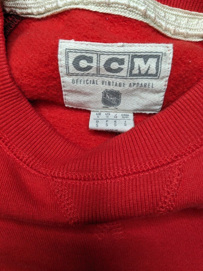 Chicago Blackhawks Logo CCM Sweater (S) - Maxi's Sports Vintage