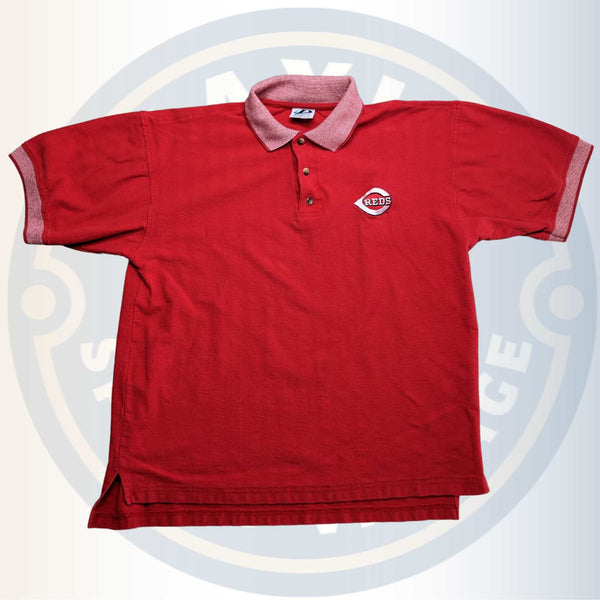 Cincinatti Reds MLB Medium Polo Shirt - Maxi's Sports Vintage