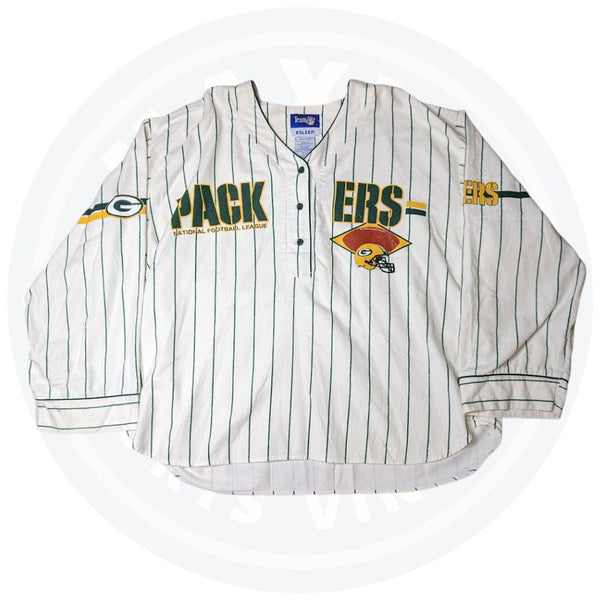 Green Bay Packers ESleep Pyjama Long Sleeve T-Shirt (L) - Maxi's Sports Vintage