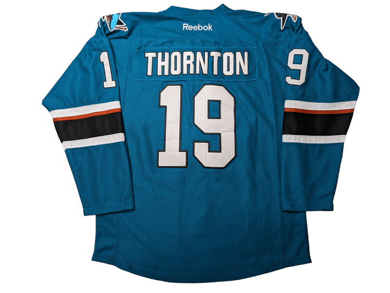 Joe Thornton #19 San Jose Sharks NHL Jersey (L) - Maxi's Sports Vintage