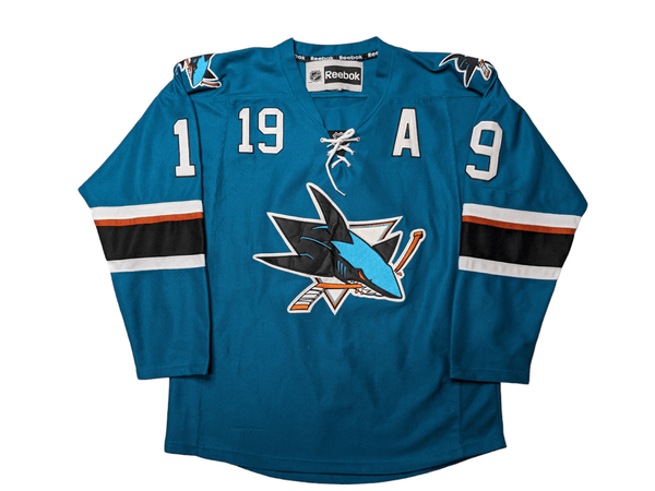 Joe Thornton #19 San Jose Sharks NHL Jersey (L) - Maxi's Sports Vintage