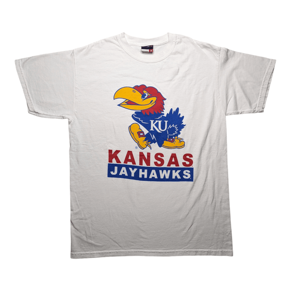 Kansas Jayhawks Logo T-Shirt (M) - Maxi's Sports Vintage