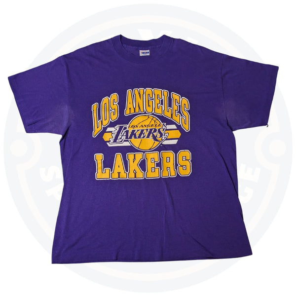 Los Angeles Lakers Trench T-Shirt (L) - Maxi's Sports Vintage