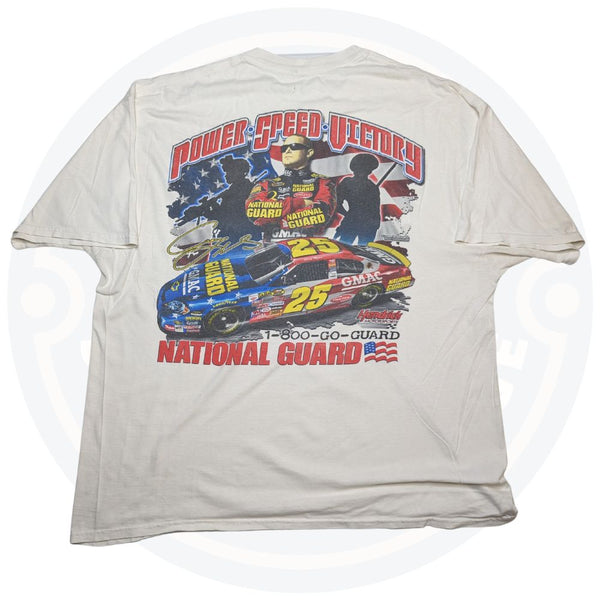 National Guard Casey Mears Nascar T-Shirt (XL) - Maxi's Sports Vintage