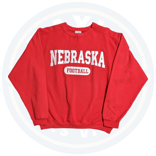 Nebraska Football Sweater (M) - Maxi's Sports Vintage