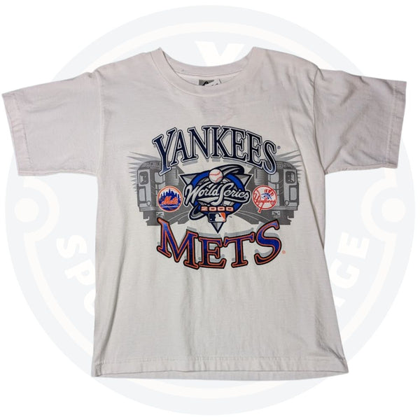 New York Yankees & Mets 2000 World Series T-Shirt (L) - Maxi's Sports Vintage