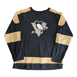 Pittsburgh Penguins Long Sleeve T-Shirt (L) - Maxi's Sports Vintage