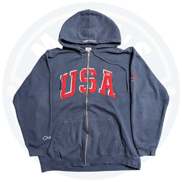 Team USA Olympics Hoodie (M) - Maxi's Sports Vintage