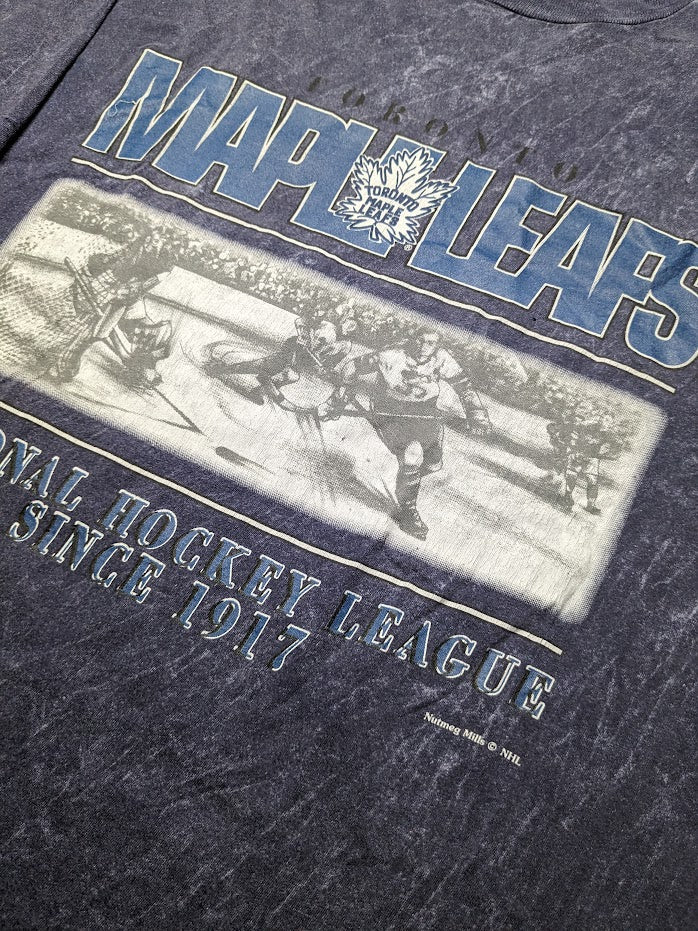 Toronto Maple Leafs Nutmeg T-Shirt (XL) - Maxi's Sports Vintage