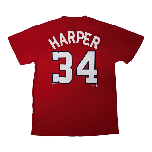 Washington Nationals Bryce Harper #34 T-Shirt (M) - Maxi's Sports Vintage