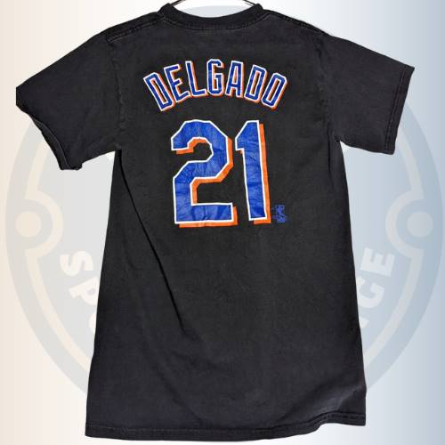 Nike, Shirts, Nike New York Mets Carlos Delgado Jersey Black Size Large